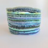 Gehaakte opbergmand | Blauw gemêleerd