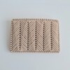 Geweven pasjeshouder 'Beige'