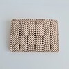 Geweven pasjeshouder | Beige