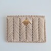 Geweven pasjeshouder | Beige
