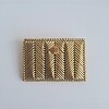 Geweven pasjeshouder | Metallic goud