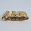Geweven pasjeshouder | Metallic goud