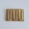 Geweven pasjeshouder | Metallic goud