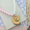 Golden Bead Statement ketting