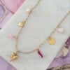 Golden Charm Chain – Stainless Steel Bedelketting