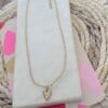 Golden Heart Chain – Stainless Steel Ketting