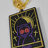 Kat tarot kaart sleutelhanger