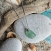 Ketting 032 lichtgroen zeeglas