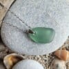 Ketting 032 lichtgroen zeeglas