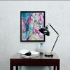 Kleurrijk schilderij met textuur