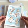 Konijn Art Print (A5) – Kawaii, Eco-vriendelijke Illustratie op Henneppapier