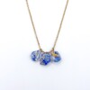 Kristalvormige Cluster Ketting met Echte Bloemen uit Den Haag (The Tide)