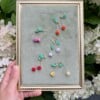 Micro Gehaakte Tulp Oorbellen met Blaadje – Meerdere Kleuren, Handgemaakte Lente Sieraden