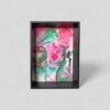 Mini schilderij - roze groen