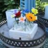Mini viltbloemen Boeketje 8-10 cm lang