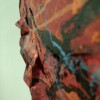 Mixed media abstract - rood moezel