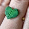 Monstera blad ring handgemaakt (verstelbaar)