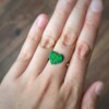 Monstera blad ring handgemaakt (verstelbaar)