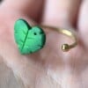 Monstera blad ring handgemaakt (verstelbaar)
