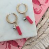 Natural Duo oorbellen goud