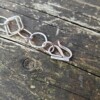 Rough enough collectie , unieke schakelarmband 14K