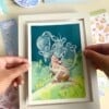 Spirit Muis Art Print (A5) – Schattige, Eco-vriendelijke Illustratie op Henneppapier