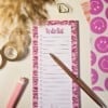 To Do Lijst Planner | Zebra Print in Roze & Rood – Anna-Mae Studio