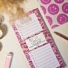 To Do Lijst Planner | Zebra Print in Roze & Rood – Anna-Mae Studio