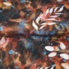 Tricot colsjaal (bruin | bladeren)