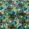 Tricot colsjaal (groen, blauw | Pretty peacock)
