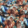 Tricot colsjaal (multicolor | abstract)