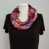 Tricot colsjaal (roze | abstract)