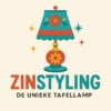 Uniek handgemaakt kleurrijk – kitsch tafellamp donut