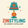 Uniek handgemaakt kleurrijk – kitsch tafellamp fruit 2