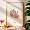 Vijgen Art Print | Botanische Fruit Poster – Anna-Mae Studio