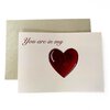 Wenskaart 'You are in my heart'