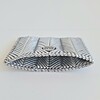 geweven pasjeshouder | Metallic zilver