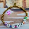 Armband kralen met tekst
