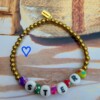 Armband kralen met tekst
