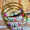 Armband kralen met tekst