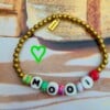 Armband kralen met tekst
