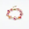 Armband met Kristalvormige Kralen Gevuld met Echte Bloemen uit Utrecht (The Blossom Chapter)