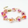 Armband met Kristalvormige Kralen Gevuld met Echte Bloemen uit Utrecht (The Blossom Chapter)