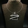 Arrow Square ketting met hanger