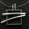 Arrow Square ketting met hanger
