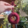 Burgundy kersthanger