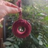 Burgundy kersthanger