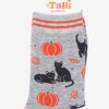 Cat Pumpkin Sokken