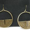 Copper Moon oorbellen met haak