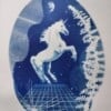 Cyanotype negatieven: paarden en eenhoorns